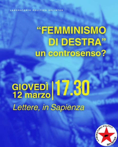 Iniziativa: "Femminismo" di destra, un controsenso?