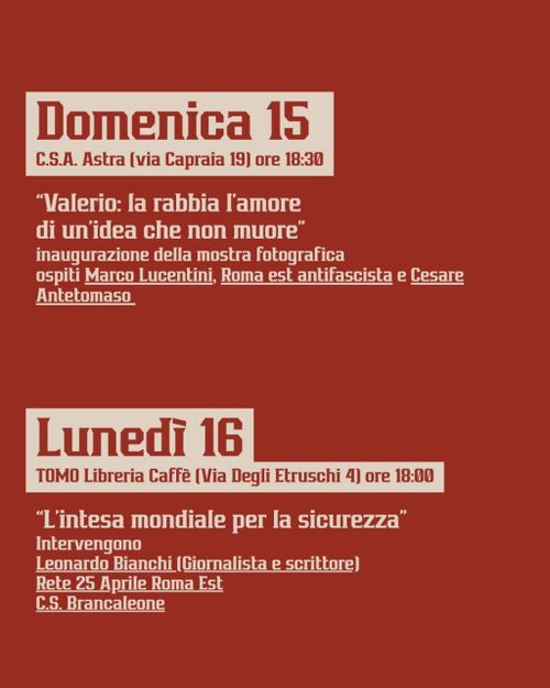 L'intesa mondiale per la sicurezza