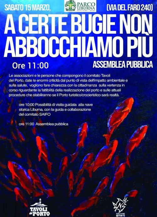 A Certe Bugie Non Abbocchiamo Più - Assemblea Pubblica