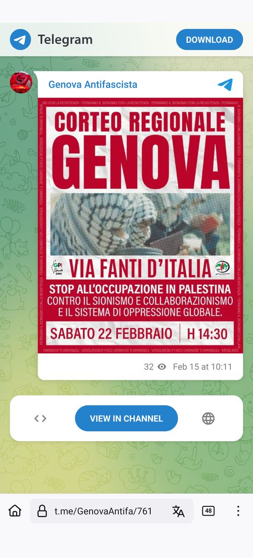 corteo regionale per la Palestina 🇵🇸