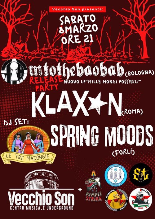 Intothebaobab (release party)+klaxon+spring moods