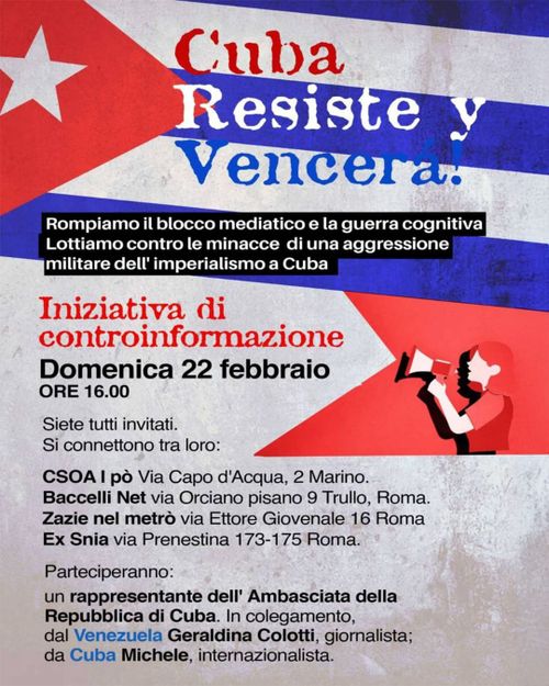 Cuba Resiste y Vencerá!