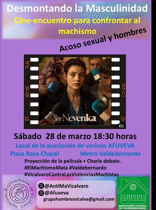 CINE-ENCUENTRO:  DESMONTANDO LA MASCULINIDAD