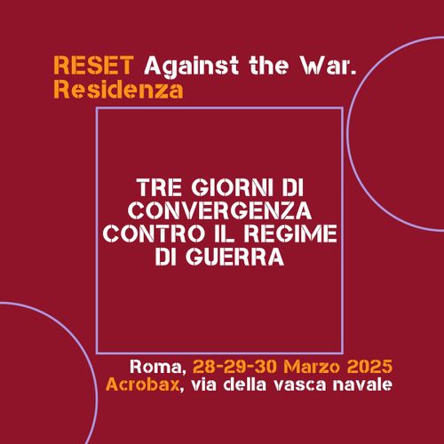 RESET against the war.