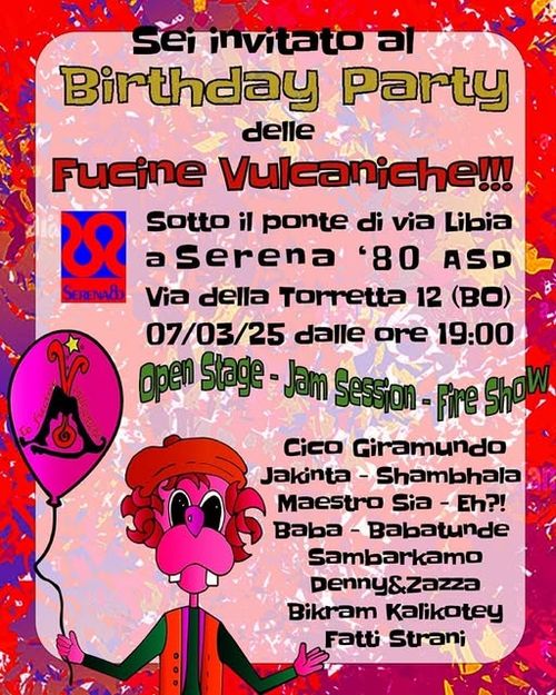 BIRTHDAY PARTY DELLE FUCINE VULCANICHE