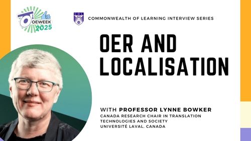 Interview: OER and Localisation – Professor Lynne Bowker