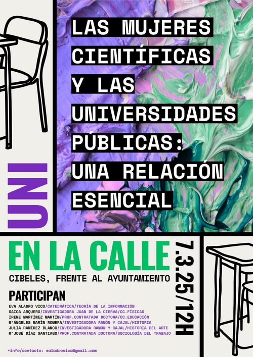 Uni en la calle: Las mujeres científicas y las universidades públicas