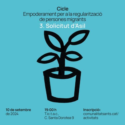 Taller formatiu de regularització per sol·licitud d’Asil i protecció internacional