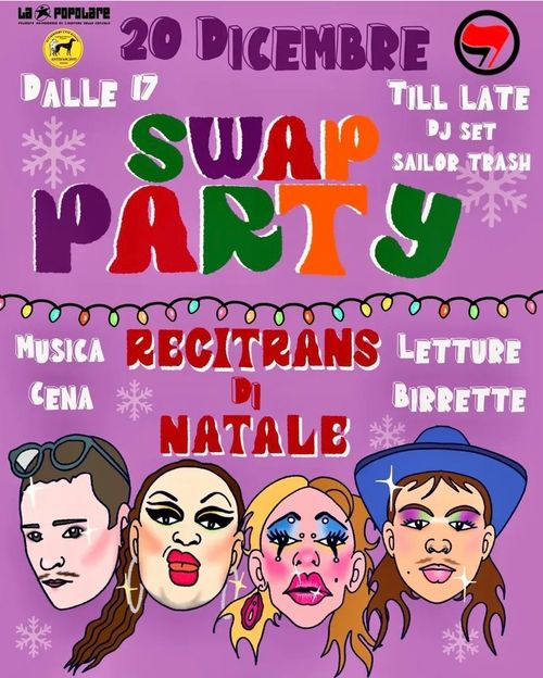 Festa della separata della popolare: Swap Party e Spettacolo Drag