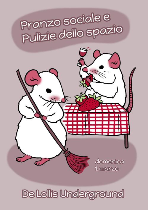 Pranzo sociale e pulizie dello spazio
