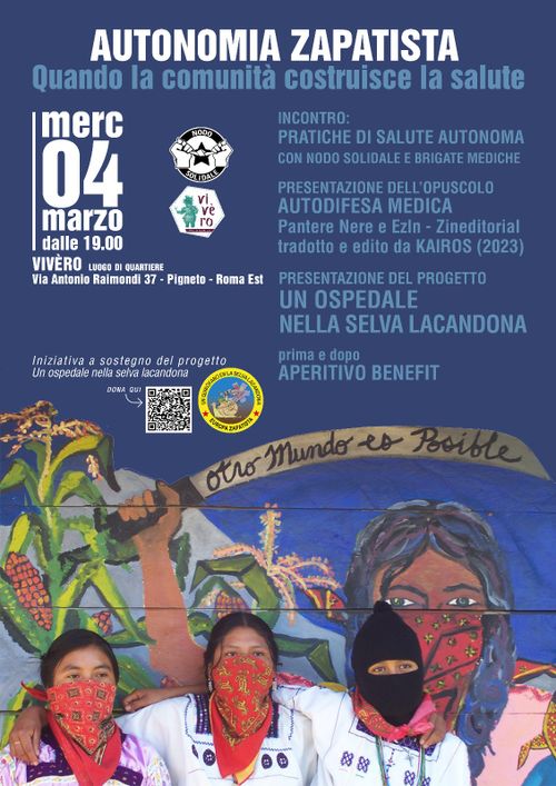 🐌 Autonomia zapatista  🌿 Quando la comunità costruisce la salute 