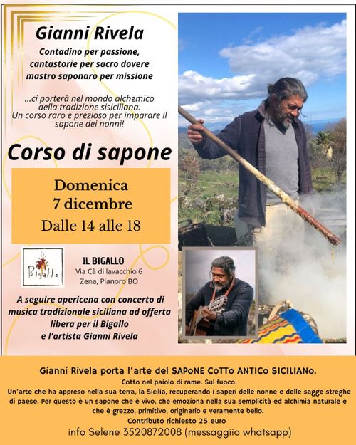 Corso di sapone cotto antico siciliano 