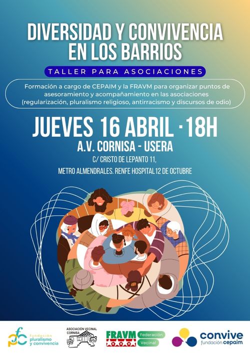 II edición del Taller: Diversidad y Convivencia en los Barrios. 