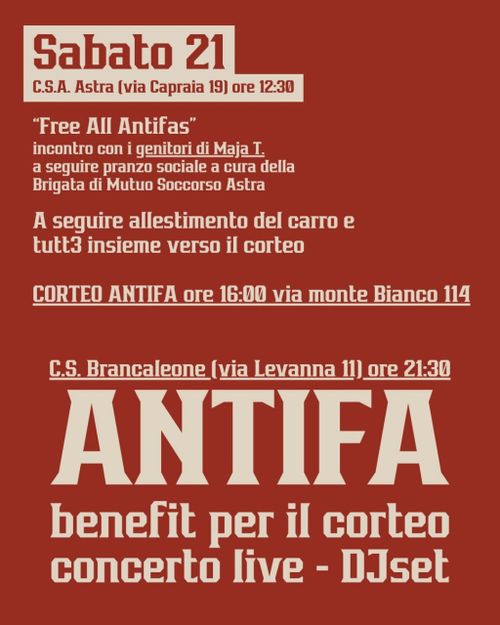 Corteo ANTIFA per Valerio Verbano