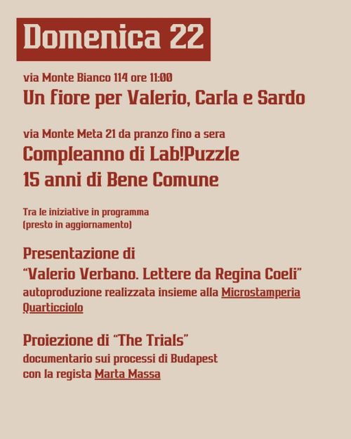 Compleanno di Lab!Puzzle - 15 anni di bene comune