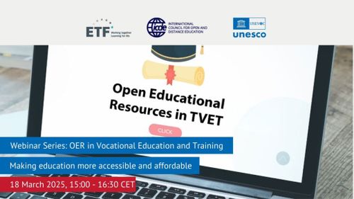 Webinar Series: OER in Vocational Education and Training: Making education more accessible and affordable