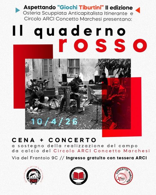 Il Quaderno Rosso - Aspettando Giochi Tiburtini 2° edizione