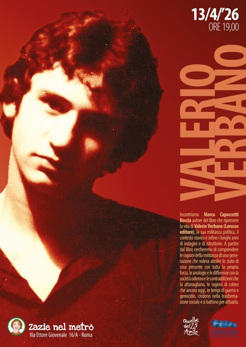 Presentazione del libro "Valerio Verbano"