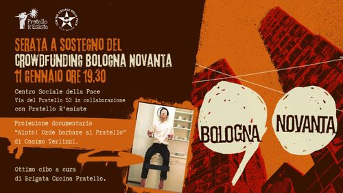 Bologna Novanta - Serata di crowdfounding e proiezione documentario 