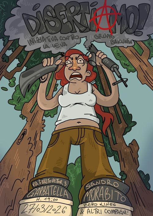 Dibattito antimilitarista allo Spazio Anarchico Bakunin