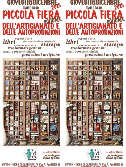 Piccola fiera solidale dell'artigianato