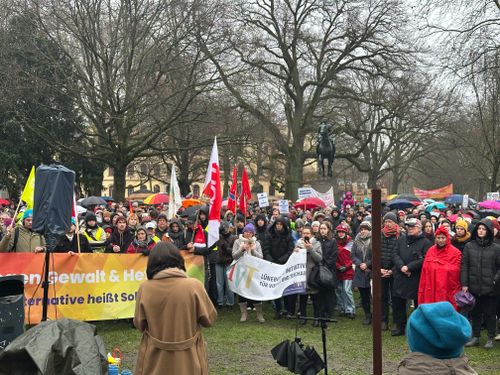 Demo gegen rechts