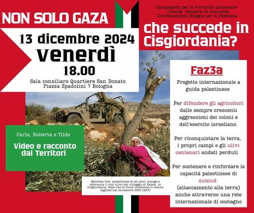 NON SOLO GAZA, che succederà in Cisgiordania