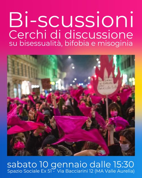 BI-SCUSSIONI - Cerchi di discussione su bisessualità, bifobia e misoginia
