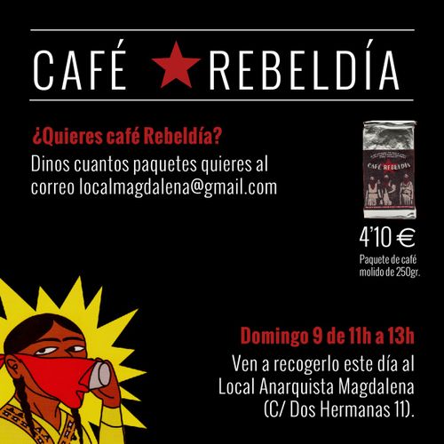 ¿Quieres café Rebeldía?