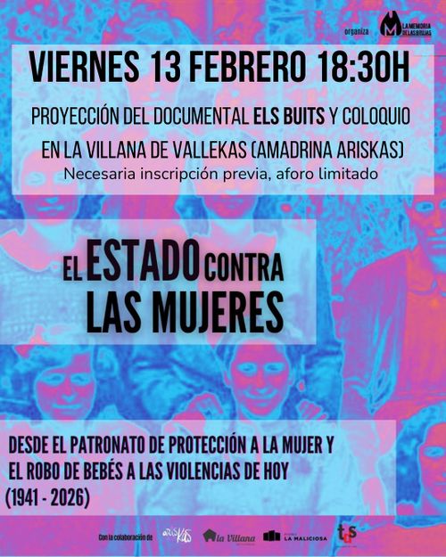  I JORNADAS "EL ESTADO CONTRA LAS MUJERES: desde el Patronato de protección a la mujer y el robo de bebés hasta las violencias de hoy (1941-2026)"